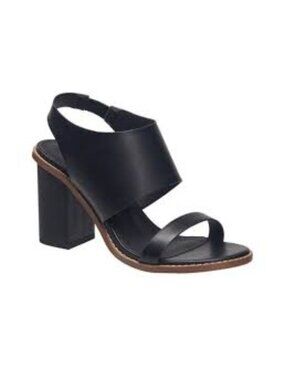 French Connection Lori Women’s Black Block Heel Sandal Size 7.5